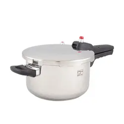 زودپز پارس استیل دوقلو 4/5 و 6 لیتری با درب پیرکس