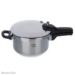 زودپز پارس استیل مدل 4/5 لیتری با درب پیرکس