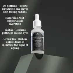 سرم نیچر اسپل 5% کافئین - کانتور صورت و چشم 30ml