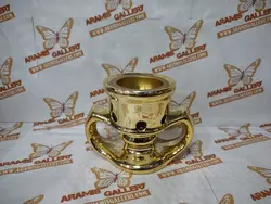 بخور سوز زغالی مدل  گلدانی جنس سرامیکی سایز کوچک