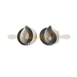 خرید کاتر شیرینی بته جقه دو عددی در بهترین کیفیت و کمترین قیمت - لوازم قنادی نارمیلا