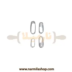 خرید کاتر شیرینی زبان 4تایی در بهترین کیفیت و کمترین قیمت - لوازم قنادی نارمیلا