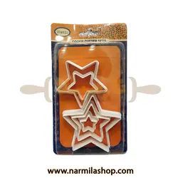 کاتر کوکی ستاره در 5 سایز با بهترین کیقیت و ارزانترین قیمت به صورت خرده وعمده