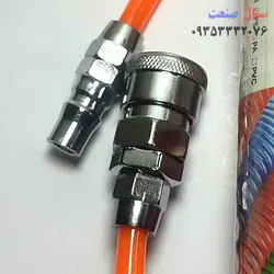 شلنگ فنری پنوماتیک TAC مدل 8 میلی طول 5 متر