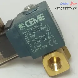 شیر برقی شم مدل 6612vv30sbc2 سایز 1/4 ولتاژ 24&amp;220