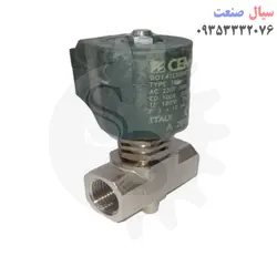 شیر برقی بخار استیل CEME سایز 1/2 ولتاژ 220