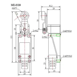 لیمیت سوئیچ غلطکی مدل ME 8104