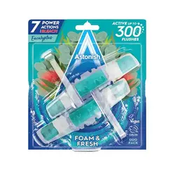 خوشبو کننده و ضدعفونی کننده توالت فرنگیAstonish با رایحه اکالیپتوس تعداد 6 عددی