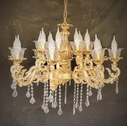 لوستر ۶ شاخه ۱۲ شعله کد ۶۰۲