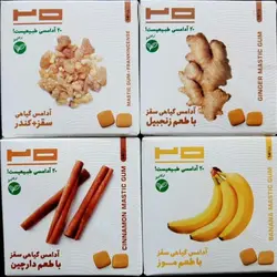 آدامس‌ طبیعی با شکر نیشکر