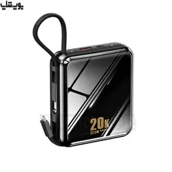 پاوربانک 20000 میلی آمپر ساعت فست شارژر ریمکس مدل RPP-51