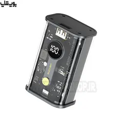 پاوربانک 10000mAh فست شارژ ویکام مدل WP-333 با بدنه شیشه ای