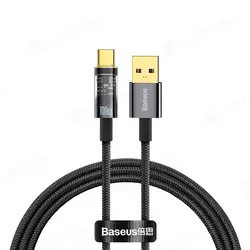 کابل شارژ USB به تایپ 100W C بیسوس مدل CATS000201 - یوپ شاپ