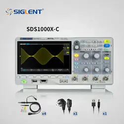 اسیلوسکوپ 2 کانال siglent مدل SDS1102X-C - ایلکوشاپ