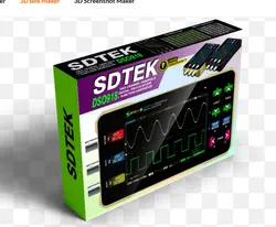 اسیلوسکوپ پرتابل 2 کانال 2 مگاهرتز SDTEK با فانکشن ژنراتور داخلی مدل DSO918 - ایلکوشاپ