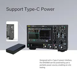 اسیلوسکوپ رومیزی فانکشن دار DHO924S ریگول 250 مگاهرتز 4 کانال با نرخ نمونه برداری 1.25GSa/s - ایلکوشاپ