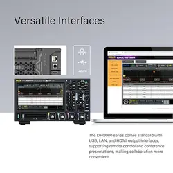 اسیلوسکوپ رومیزی فانکشن دار DHO914S ریگول 125 مگاهرتز 4 کانال با نرخ نمونه برداری 1.25GSa/s - ایلکوشاپ