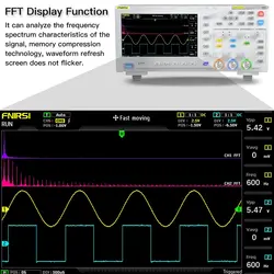 اسیلوسکوپ FNIRSI 1014D دیجیتال 100 مگاهرتز با فانکشن ژنراتور