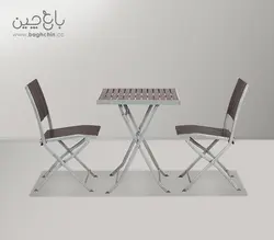 ست میز و صندلی تاشو دو نفره چیکا