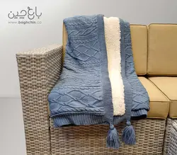 شال مبل آبی جین