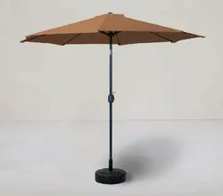 چتر پایه وسط گرد سلنا بژ