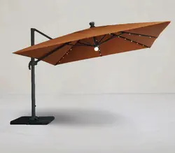 چتر پایه کنارمربع آشوریا نارنجی