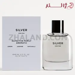 عطر مردانه ZARA SILVER حجم 80 میلی لیتر (2.71 FL. OZ)