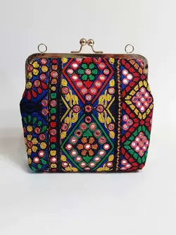 کیف زنانه سنتی پروا - نخ چین - گیوه