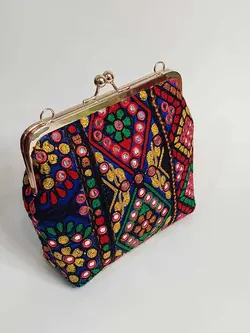 کیف زنانه سنتی پروا - نخ چین - گیوه