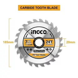 اره دیسکی 1400 وات اینکو مدل CS18538