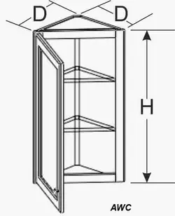 کابینت دیواری کنج