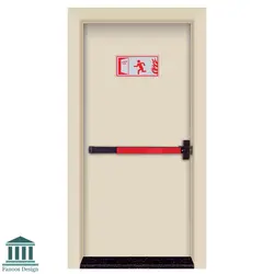 درب ضد حریق با دستگیره تاچ 1121