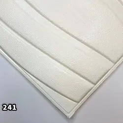 دیوارپوش فومی پشت چسبدار هیوا دکو طرح موج سفید کد241