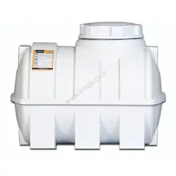 مخزن پلی اتیلن 1500 ليتری خزر منبع افقی 3 لايه