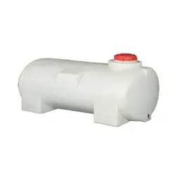 مخزن پلی اتیلن 300 لیتری نکا پلاستیک افقی بیضی