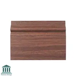 قرنیز MDF رنگ گردویی جنگلی