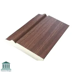 قرنیز MDF رنگ گردویی جنگلی