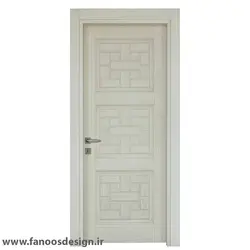 درب چوبی اتاق خواب روکش افرا کد 4089