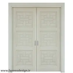 درب چوبی اتاق خواب روکش افرا کد 4089