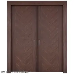 درب چوبی اتاق خواب روکش افرا کد 4089