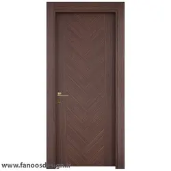 درب چوبی اتاق خواب روکش افرا کد 4089