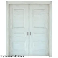 درب چوبی اتاق خواب روکش افرا کد 4089