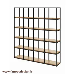 قفسه چوبی فلزی کد 30709