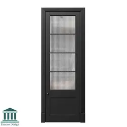 درب MDF نئو کلاسیک شیشه خور کد 30495