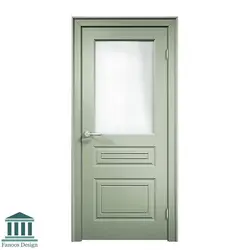 درب MDF نئو کلاسیک شیشه خور کد 30495