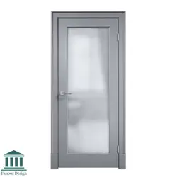 درب MDF نئو کلاسیک شیشه خور کد 30495