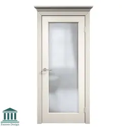 درب MDF نئو کلاسیک شیشه خور کد 30495