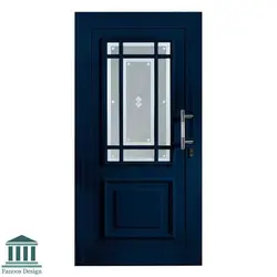 درب MDF نئو کلاسیک شیشه خور کد 30495