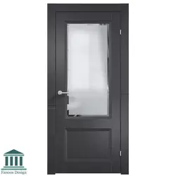 درب MDF نئو کلاسیک شیشه خور کد 30495