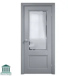درب MDF نئو کلاسیک شیشه خور کد 30495